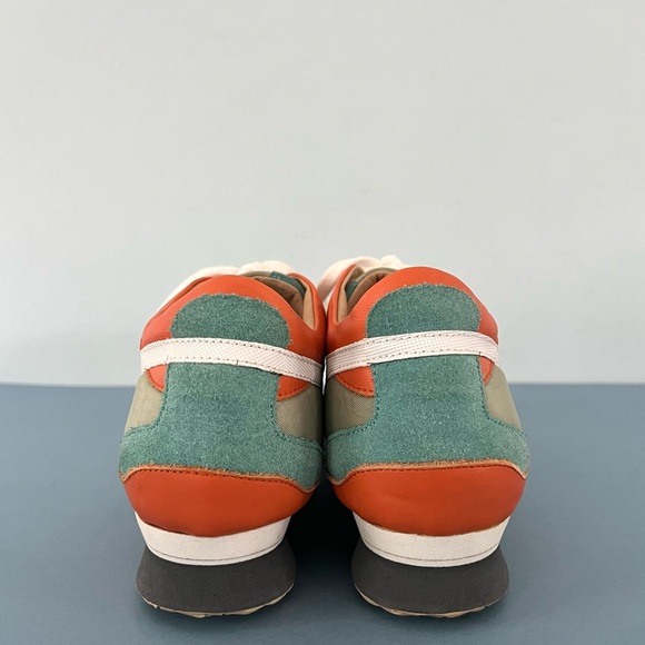 MM6 Maison Martin‎ Margiela Neo Colorblock Low Top Green Orange White Sneakers - Picture 6 of 8